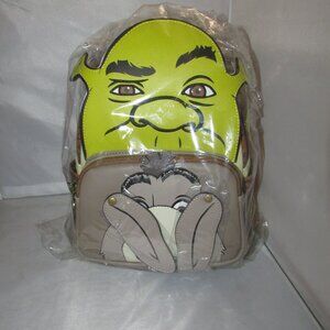 Loungefly Shrek and Donkey Cosplay Mini Backpack New With Tags